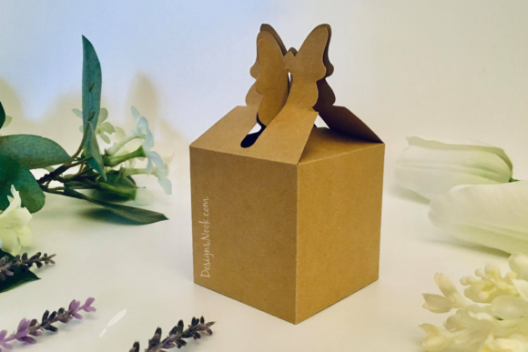 Butterfly Top Box Template: 3D SVG Gift Boxes That Elevate Brand Visuals