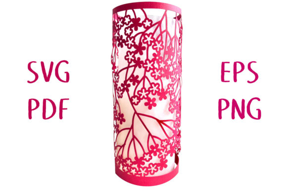 Elderflower Lantern 3D SVG: A Delicate 3D Shape for Editorial & Blog Design