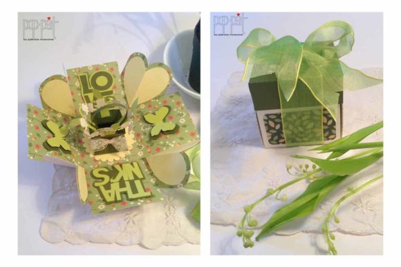 Explosion Box Lilies of the Valley 3D SVG for Mother's Day Campaigns