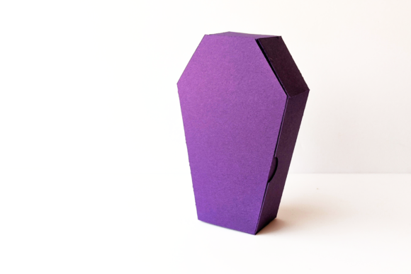 Halloween Coffin Gift Box: A 3D SVG with Spooky Charm for Seasonal Packaging and Design Projects