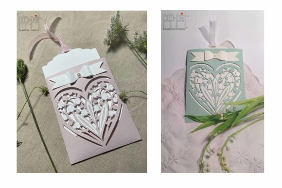 Invitation Lilies of the Valley: A 3D SVG for Elegant Cards & Invites