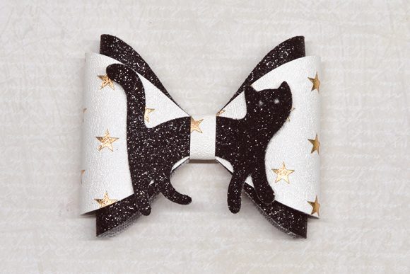 Kitty Bow Template: A 3D SVG Shape for Versatile Crafting & Handmade Business Use
