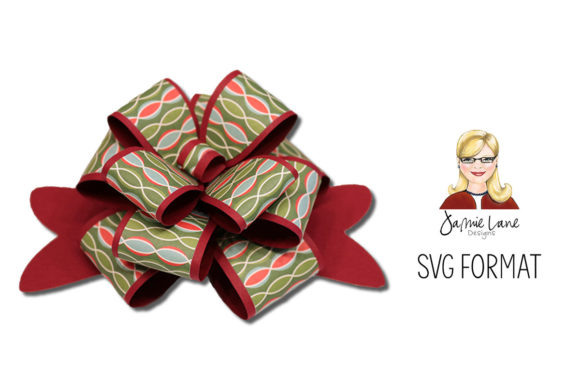 Layered Package Gift Bow – A Festive 3D SVG for Christmas Crafting