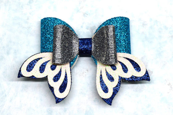 Mermaid s Tale Bow Template 3D SVG for Christmas Creations