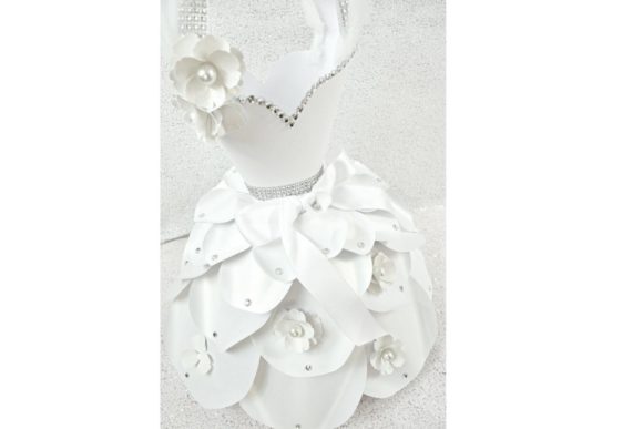 Paper Dress Templates: 3D SVG Shapes for Stylish Brand Visuals