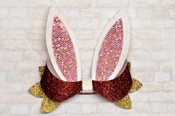 Rabbit Ears Bow Template – 3D SVG Shape for Stylish Handmade Crafts