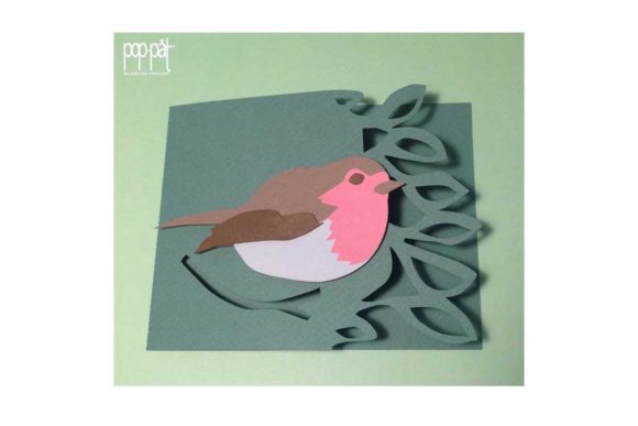 Robin Card: A 3D SVG Pop-Up Design for Versatile Branding and Marketing Visuals